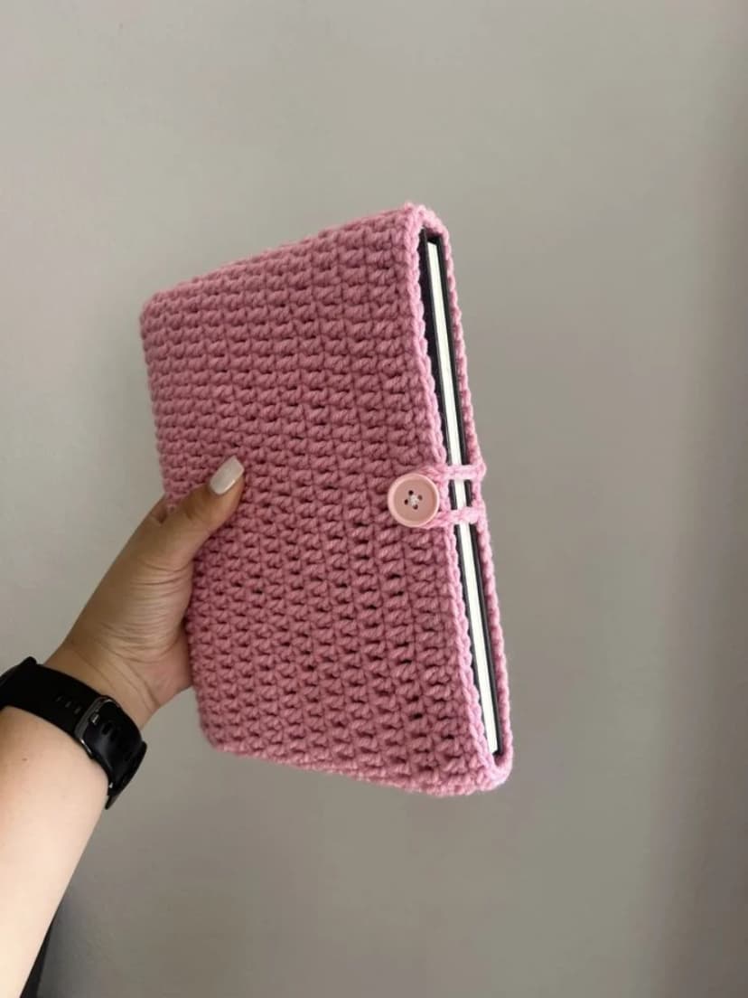 Blush Knit Journal & Book Cover