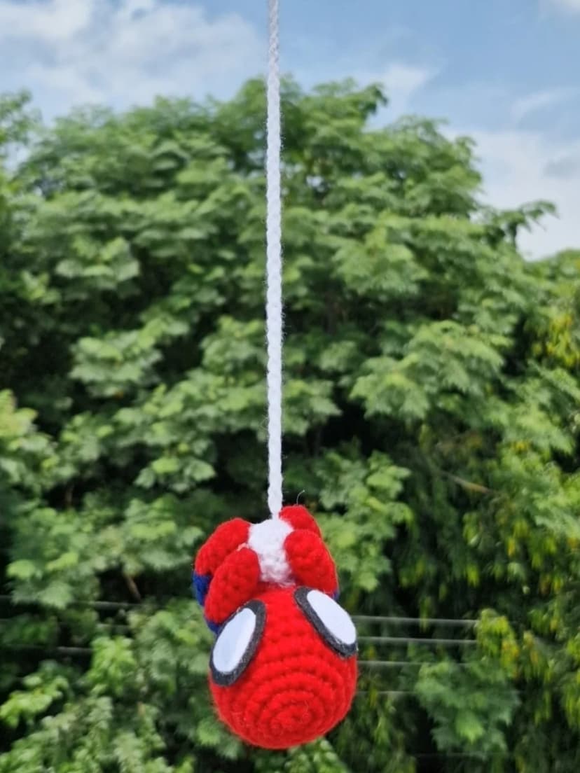 Spidey 🕸 with a web keychain