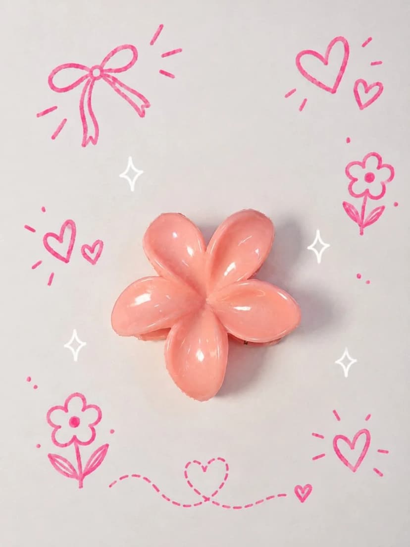 Coral Petal Plumeria Claw